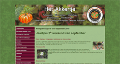 Desktop Screenshot of mijnakkertje.nl