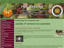 Tablet Screenshot of mijnakkertje.nl